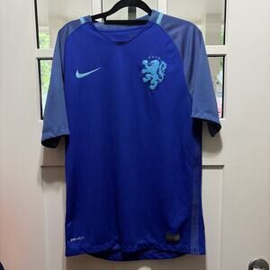 HOLLAND 2016 2017 AWAY SHIRT NEDERLAND FOOTBALL SOCCER JERSEY MENS NIKE SIZE M